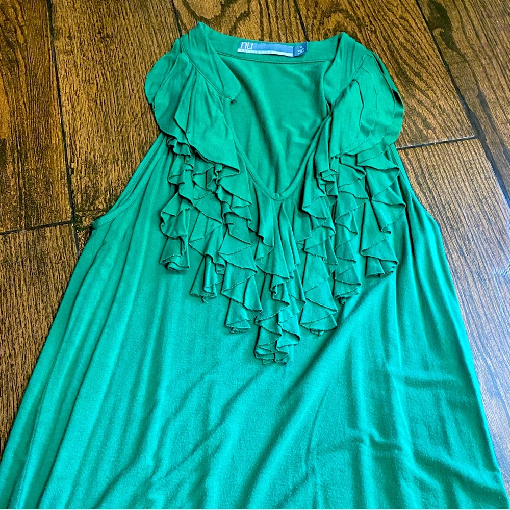 NU Collective green blouse